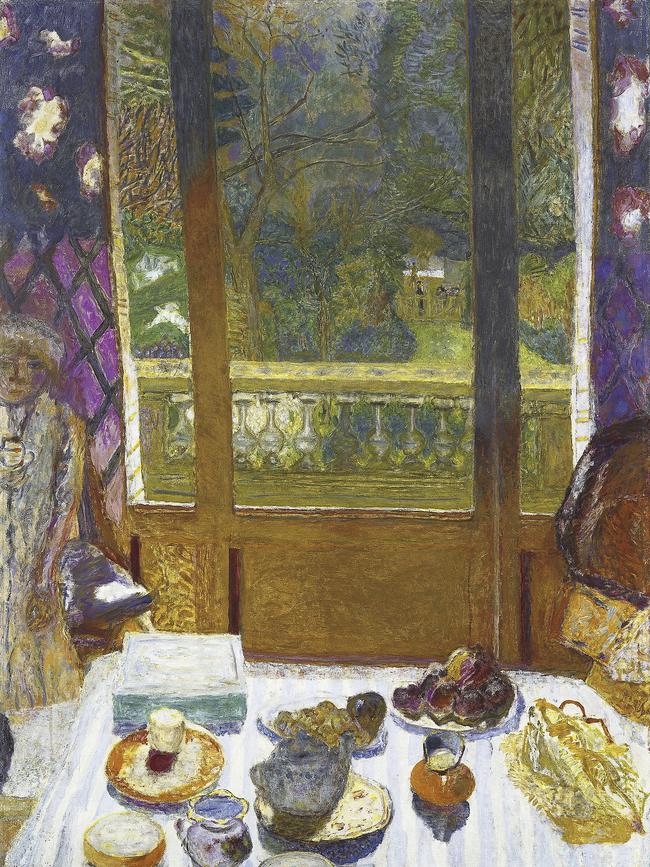 Dining room overlooking the garden (The breakfast room), 1930-31 (detail), oil on canvas. Museum of Modern Art, New York