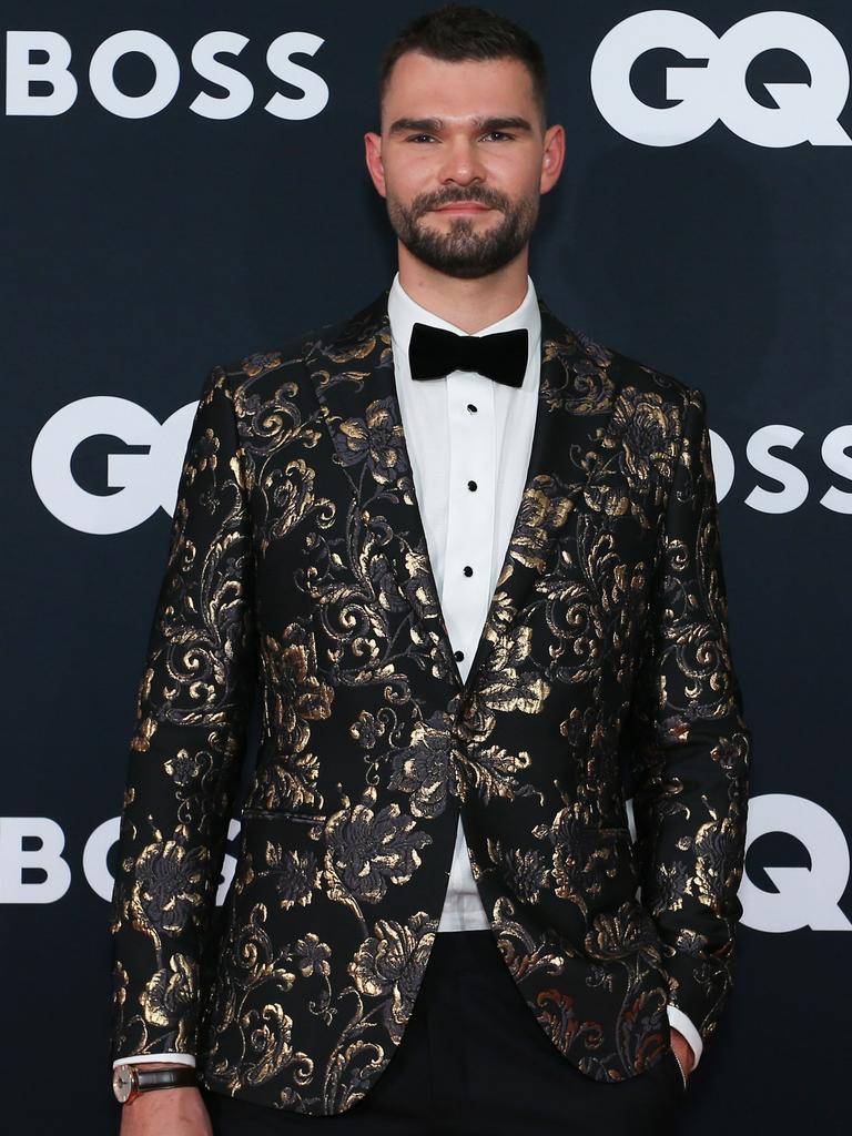 Isaac Humphries attends the 2022 GQ Men Of The Year Awards.