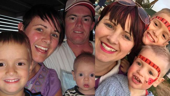 Jess West and her younger son Deighton died when their car was allegedly hit by a truck. Pictures: Supplied