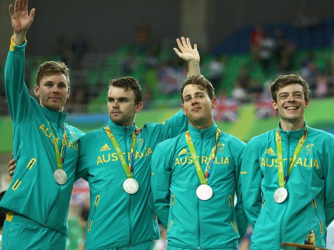 The Aussies gave the Brits a scare but had to be content with silver.