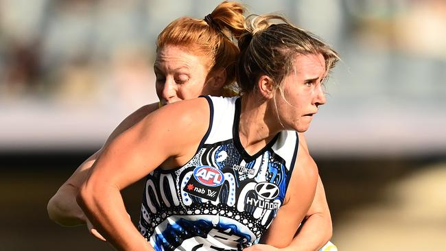 Carlton star Mimi Hill took home their best and fairest award for the second season of 2022. (Photo by Quinn Rooney/Getty Images)