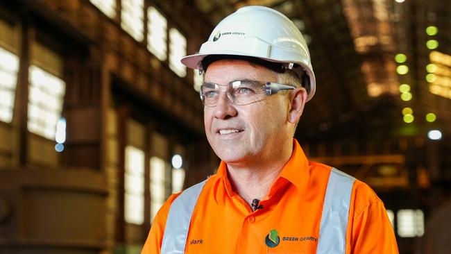 Green Gravity CEO Mark Swinnerton said the company is studying the prospect of harnessing Mount Isa mine shafts to develop emerging energy technology. Picture: Supplied