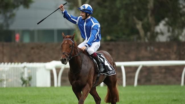 Cieren Fallon and Lake Forest after winning the Golden Eagle. Photo: Jeremy Ng/Getty Images.