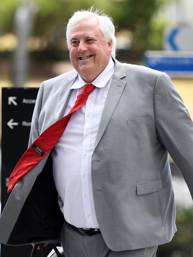 Clive Palmer leads the United Australia Party. Picture: AAP