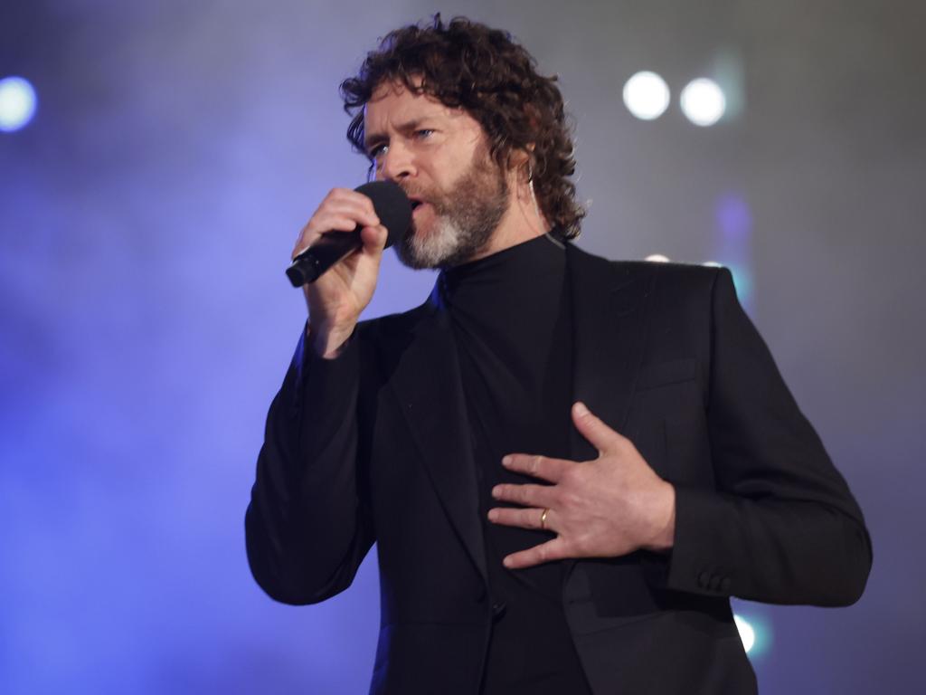 Howard Donald of Take That performs on stage during the Coronation Concert. Picture: Getty Images