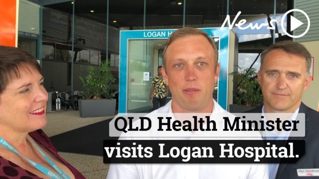 Health Minister visits Logan Hospital after ramping claims