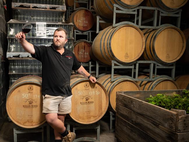 Buller Wine’s David Whyte says Victorians can help by visiting and buying at regional cellar doors. Picture: Simon Dallinger