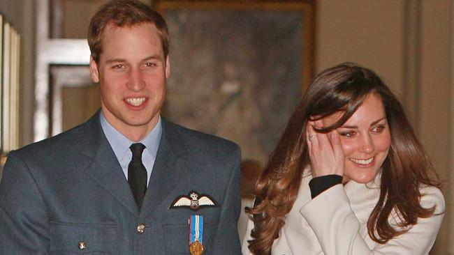 Wills and Kate circa 2008: A very glamorous royal couple. Picture: AFP