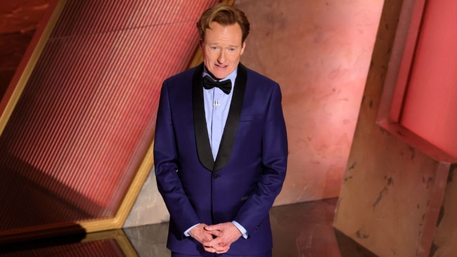 Conan O'Brien hosting the Oscars 2025. Picture: Getty