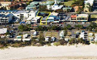 Rare opportunity: The Marine Parade property, outlined, which has been put on the market. . Picture: Supplied