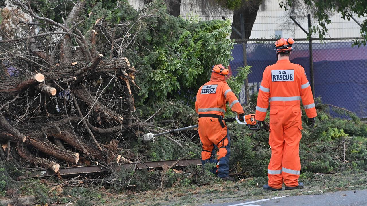 Many areas of South Australia have been devastated by a wild weekend of storms. Picture: Keryn Stevens