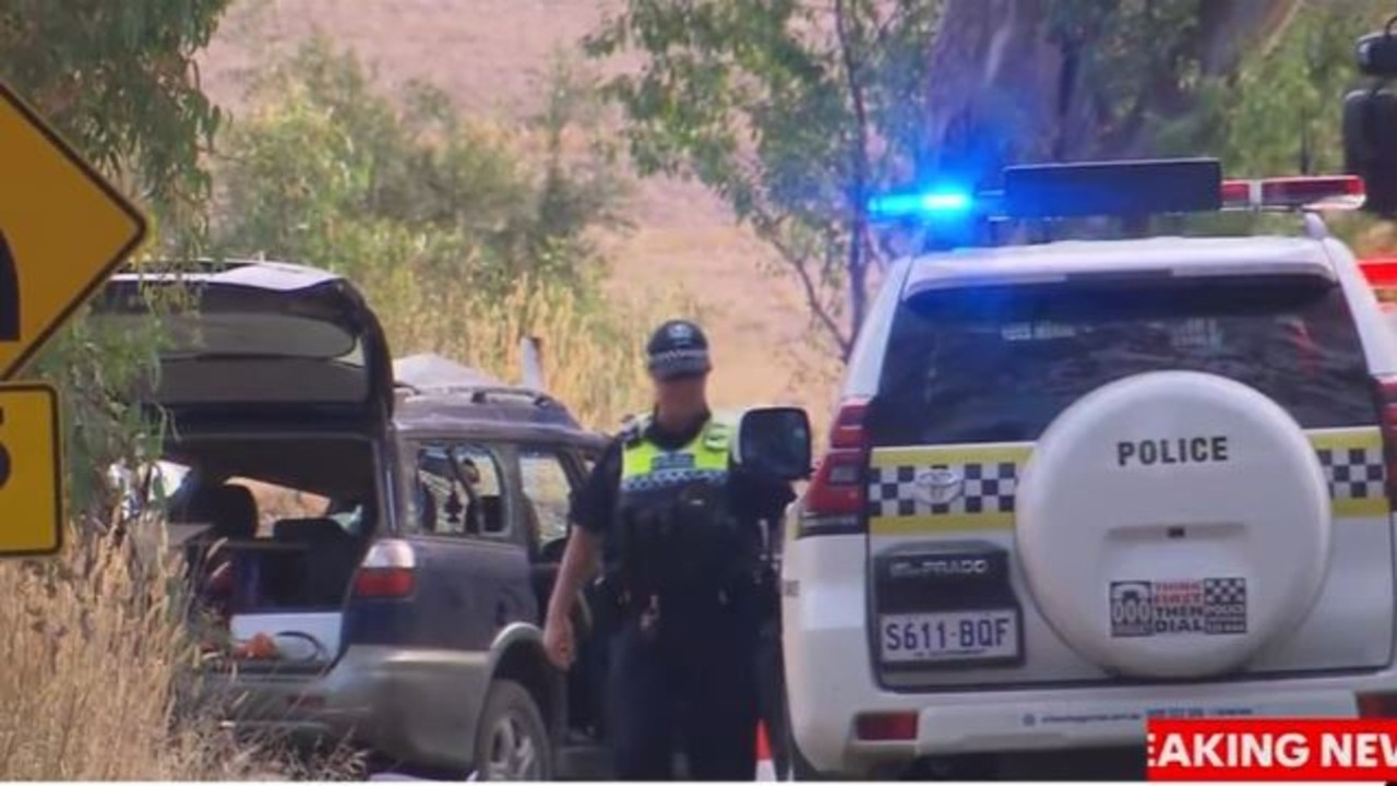 Emergency crews have raced to Williamstown where a man and woman have been critically injured in a horror crash Picture: 7News