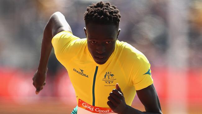 From humble beginnings in a Kenyan refugee camp to a chance at Commonwealth Games gold, Joseph Deng says Australia is the only country for him. Picture: Getty Images