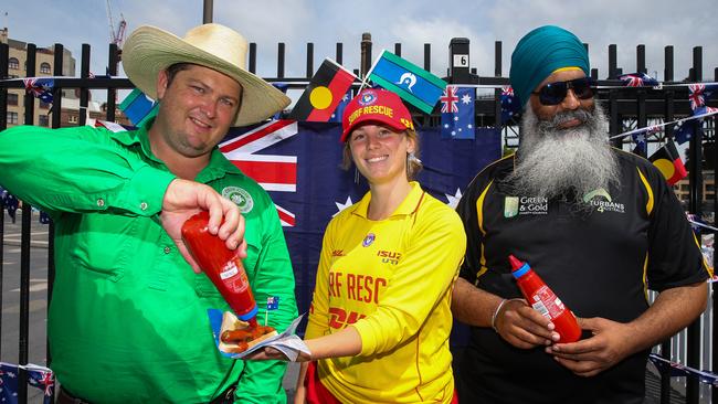 The Great Aussie BBQ during the Australia Day 2024 Program Launch in Sydney. Picture: NCA NewsWire / Gaye Gerard