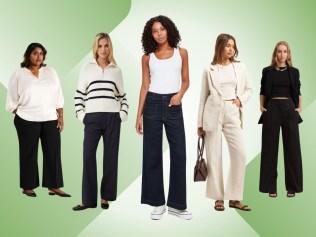 Freshen up your wardrobe with our roundup of the best wide leg pants. Picture: Supplied.