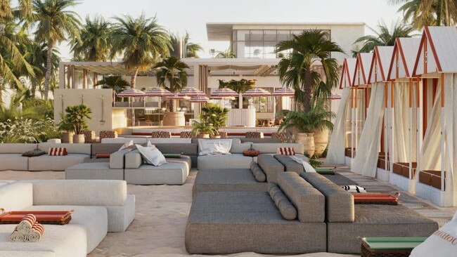 Chouchou will be an elite beach house member’s club inspired by French culinary delights. Picture: J1 Beach