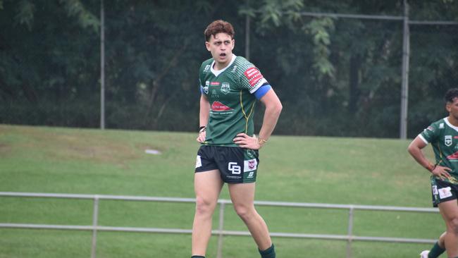 Tayshon Foley in action for the Ipswich Jets during the Meninga Cup season.