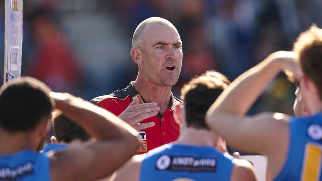 Suns interim coach Steven King has backed Ben King to rediscover his form. (Photo by Brett Hemmings/AFL Photos/via Getty Images)