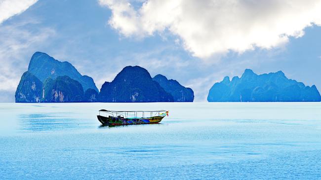 Phang Nga Bay and the Andaman Sea, Thailand.