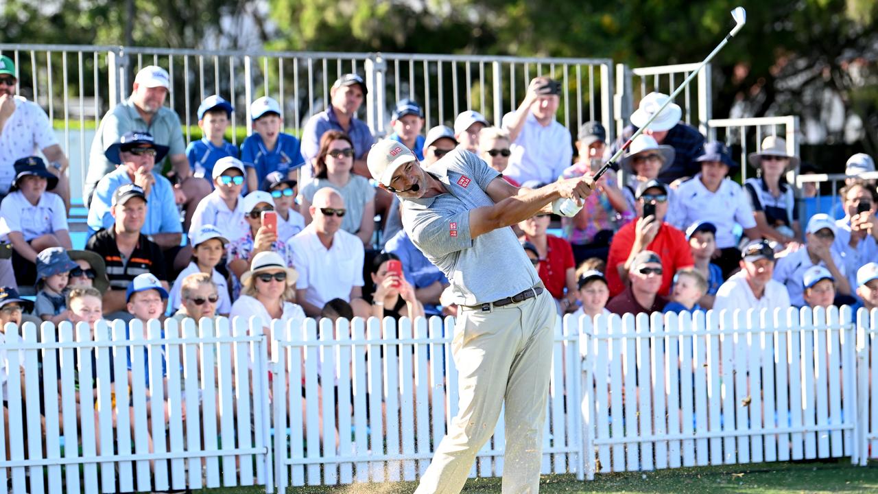 Adam Scott was also in the money. Picture: Bradley Kanaris/Getty Images