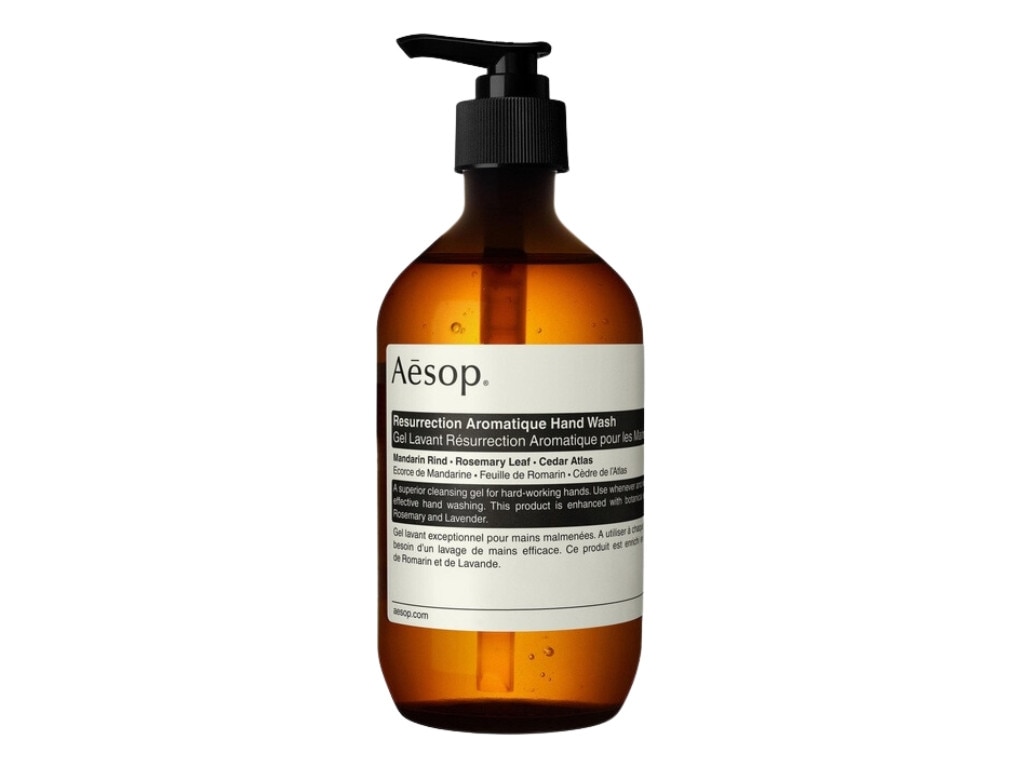 Aesop Resurrection Aromatique Hand Wash. Picture: THE ICONIC.