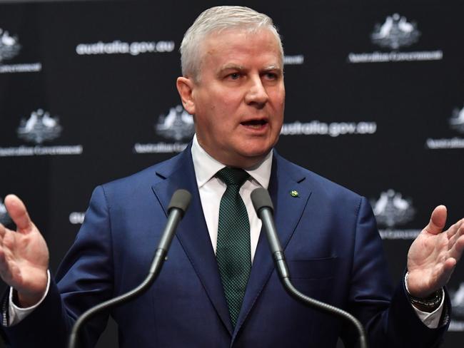 Deputy Prime Minister Michael McCormack says Australians should stay at home rather and not join anti-racism rallies. Picture: AAP