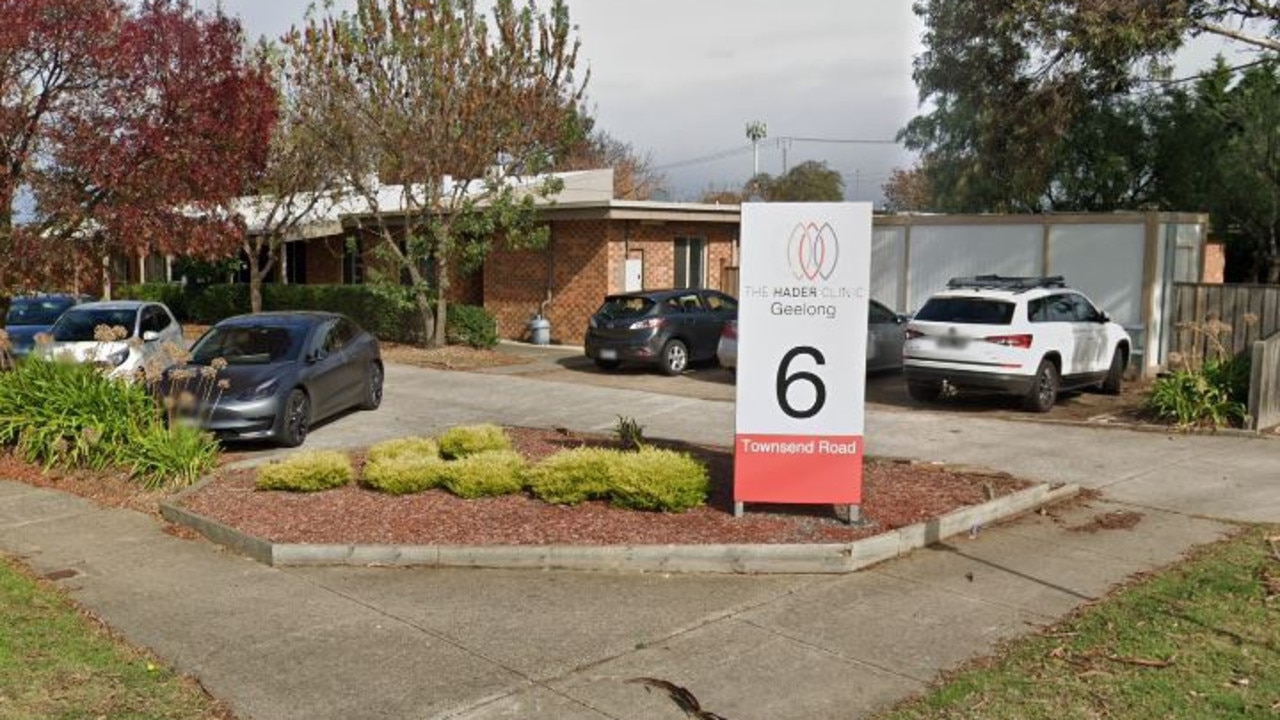 Addiction treatment centre The Hader Clinic Geelong in St Alban’s Park. Picture: Google Maps