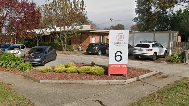 Addiction treatment centre The Hader Clinic Geelong in St Alban’s Park. Picture: Google Maps