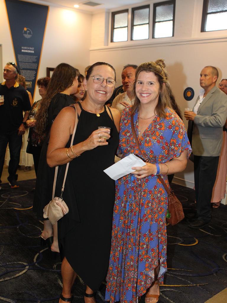 Southport SLSC 100th birthday celebrations. Kym Trinca and Cher Allen. 19 October 2024 Main Beach Picture by Richard Gosling