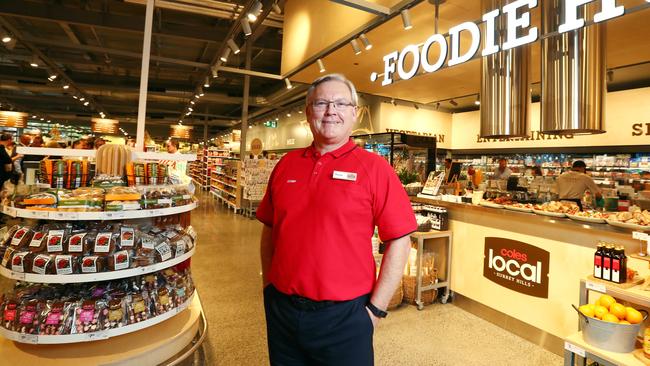 Coles CEO Steven Cain. Aaron Francis/The Australian