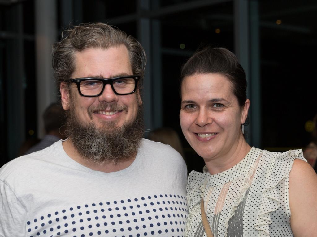 Matt and Kate Byrne at RBar @ Regattas for a pre-show function ahead of State Theatre Company’s opening of After Dinner. Picture: Sia Duff