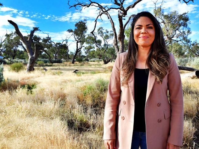 Jacinta Nampijinpa Price dismissed the fanciful propaganda that Indigenous lived in blissful harmony with European settlement. Picture: Chloe Erlich