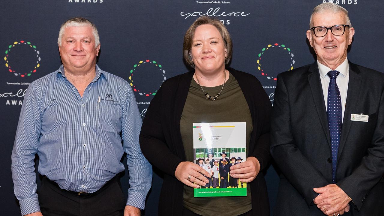 Middle Leadership Award recipient Catherine Cooper at the 2023 Toowoomba Catholic Awards.