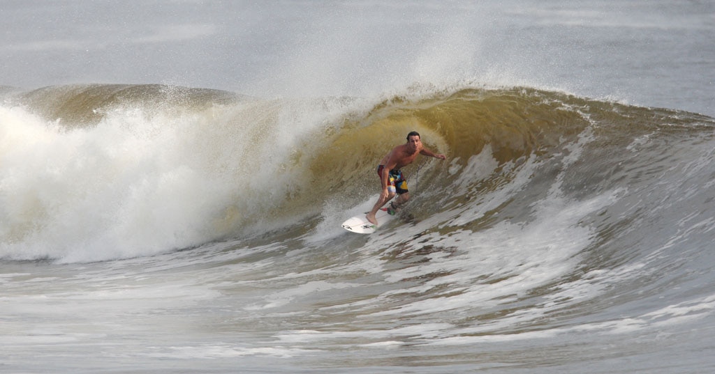 Alexandra Headland gets good lefts and rights for longboarders and shortbaorders alike. Picture: Nicholas Falconer