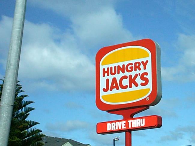 Johnson was arrested at Hungry Jacks at Fairfield. (File image)