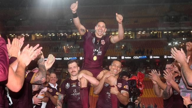 Billy Slater farewelled the Origin arena as a player in 2018. Picture: AAP Image/Dave Hunt