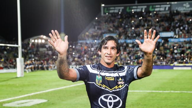 Johnathan Thurston will be the main show this Saturday when he runs out against the Titans on the Gold Coast. Picture: AAP/Michael Chambers