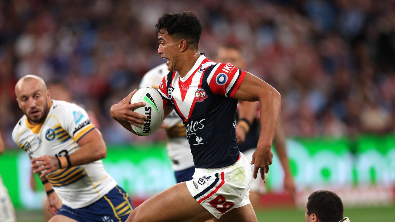 Joseph Suaalii is off to rugby after 2025. (Photo by Mark Kolbe/Getty Images)