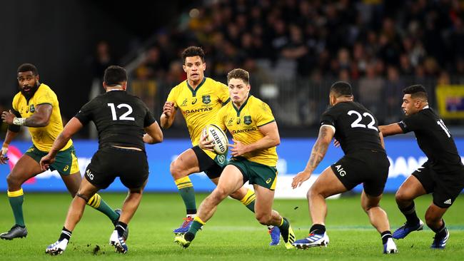 Incredible performance from James O’Connor in one of the toughest positions on the park. Picture: Getty/Cameron Spencer