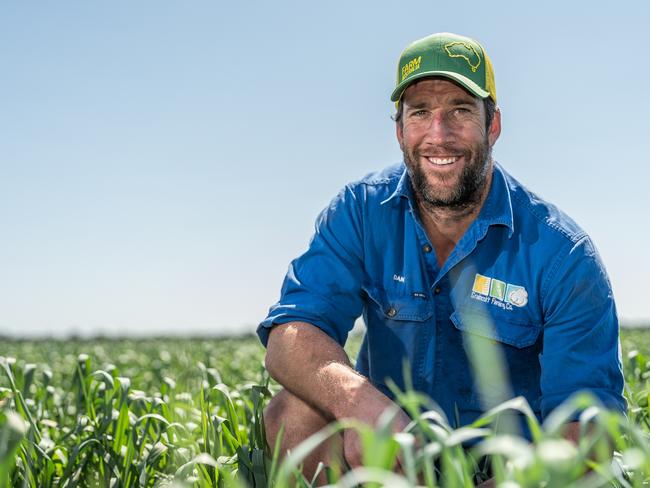 Dan Hayllor says drilling has not affected his crops