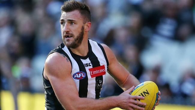 Collingwood’s Lynden Dunn has been great value for the Magpies. Picture: Michael Klein