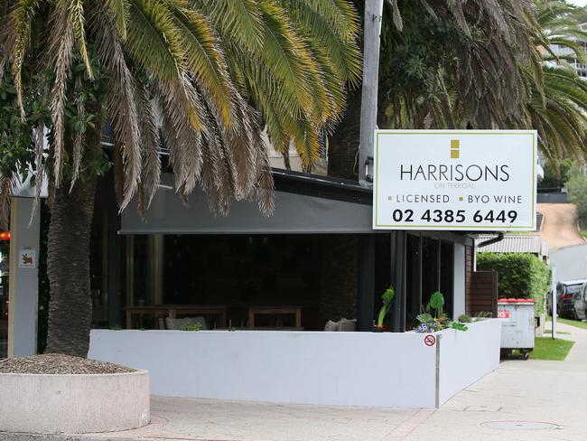 Harrisons on Terrigal restaurant is temporarily closed after a public dispute on Sunday. Picture: AAP Image/Sue Graham.