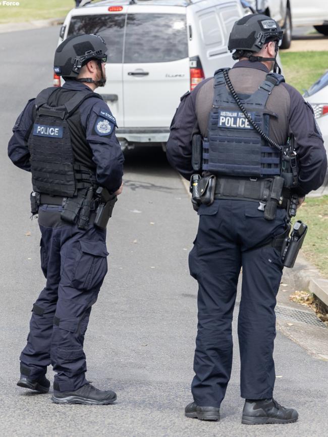 The counter terrorism raids spanned 13 locations across Sydney and the regional NSW town of Goulburn. Picture: NSW Police