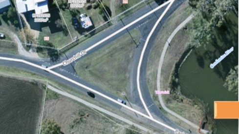 Southern Downs Regional Council's plans for the roundabout upgrades. Picture: SDRC