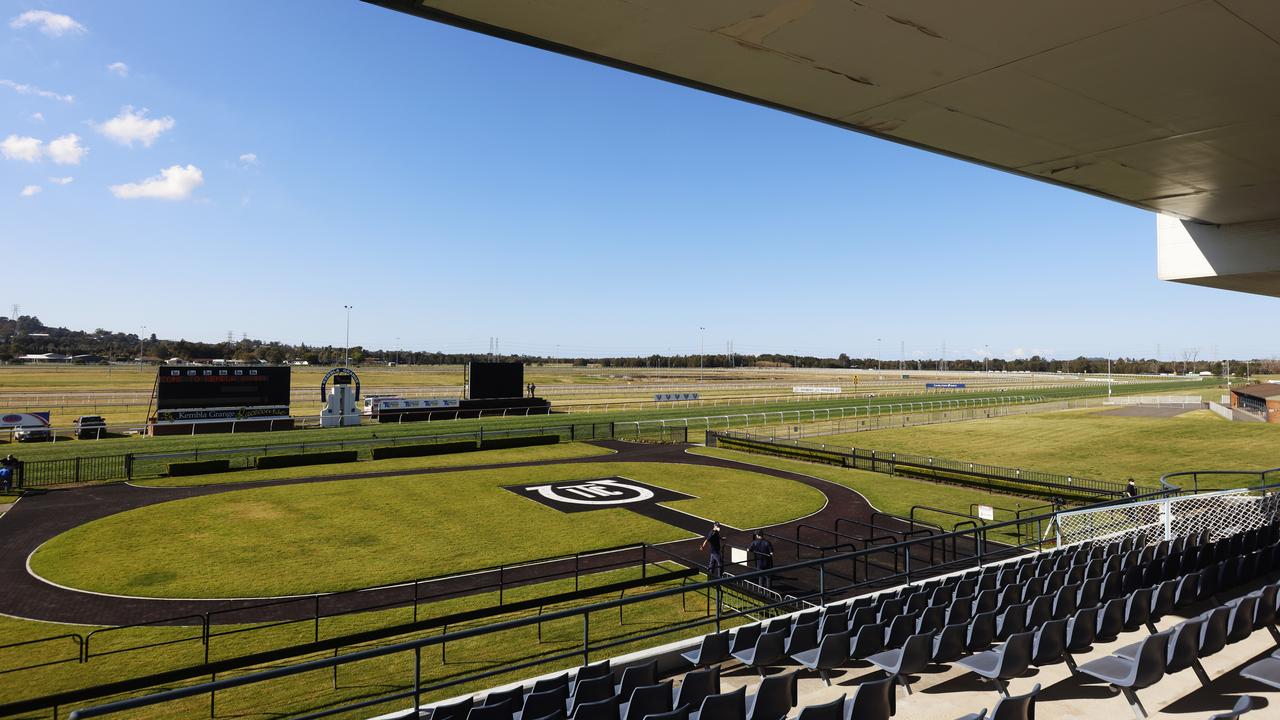 KEMBLA, AUSTRALIA - AUGUST 14: A general view before the commencement of Sydney Racing at Kembla Grange on August 14, 2021 in Kembla, Australia. (Photo by Mark Evans/Getty Images)
