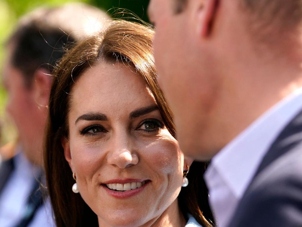 Catherine, Princess of Wales (L) and William, Prince of Wales. The Princess is said to have leapfrogged over her husband in the popularity polls. Picture: AFP