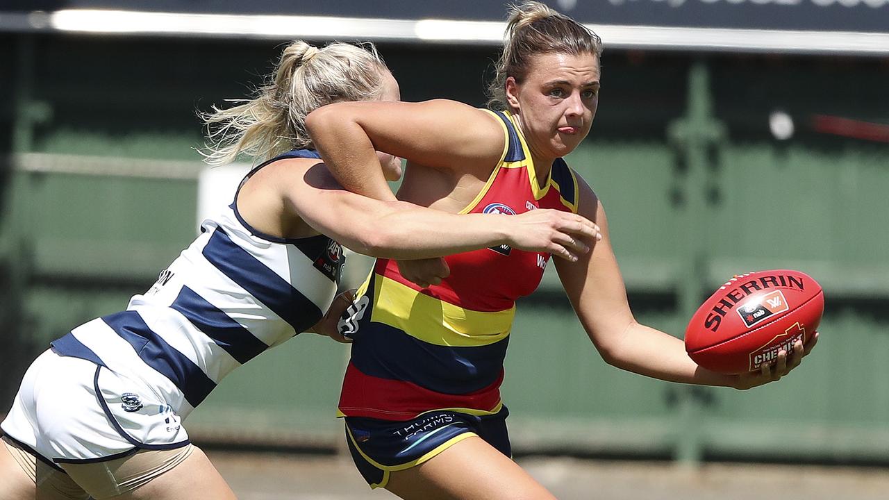 Geelong AFLW: Cats to focus on inside work after Adelaide dominates ...