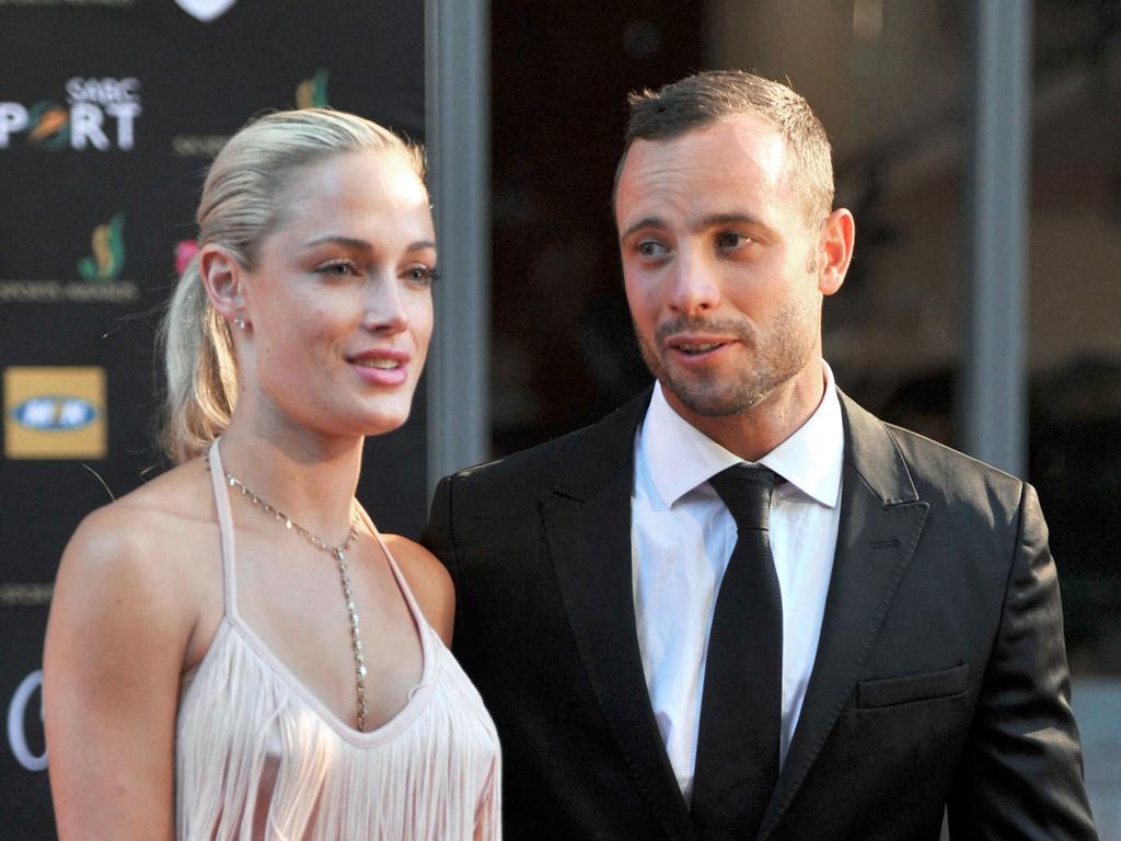 Oscar Pistorius murdered his girlfriend, the model Reeva Steenkamp, when he shot her through a bathroom door. (Photo by LUCKY NXUMALO / AFP)