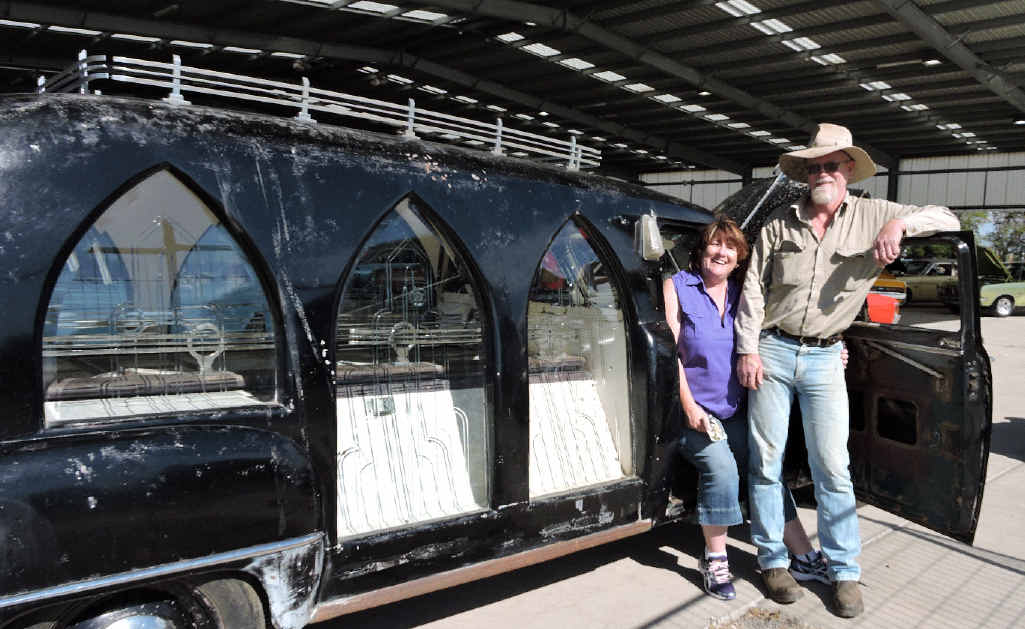 Gothic hearses on show at Mopars in Mackay | Daily Telegraph