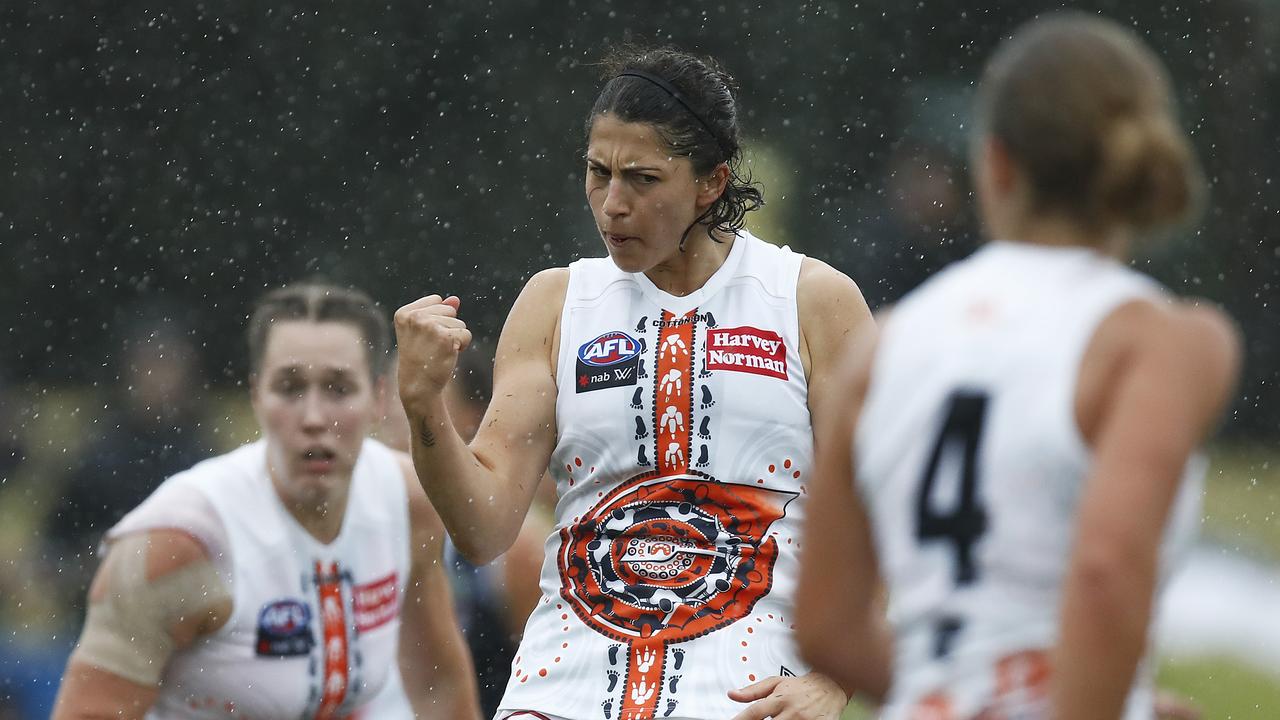 Rebecca Privitelli slotted three goals for the match. Picture: Getty Images